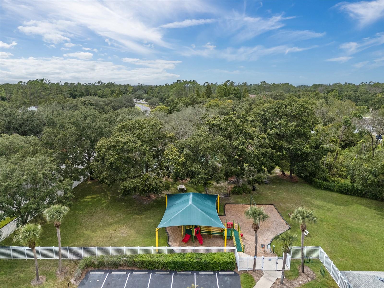 Community covered playground park