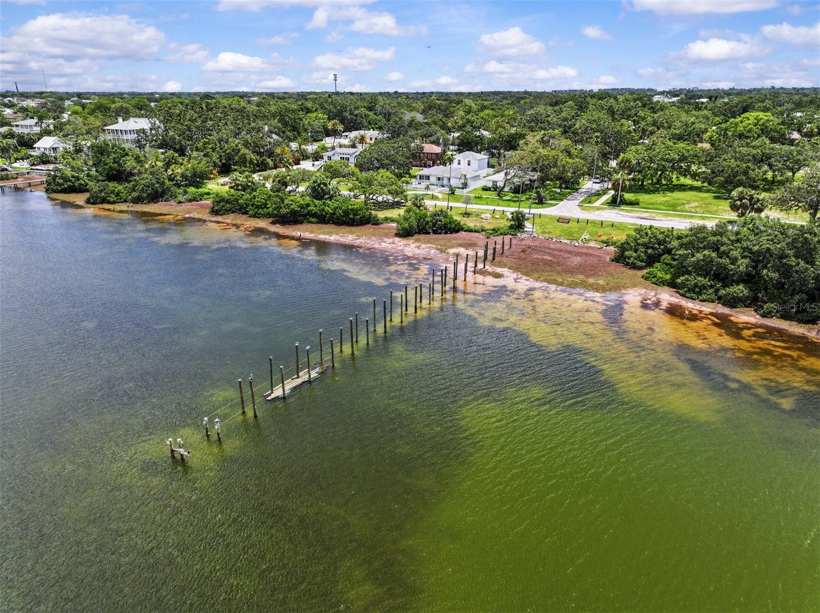 New community pier under construction
