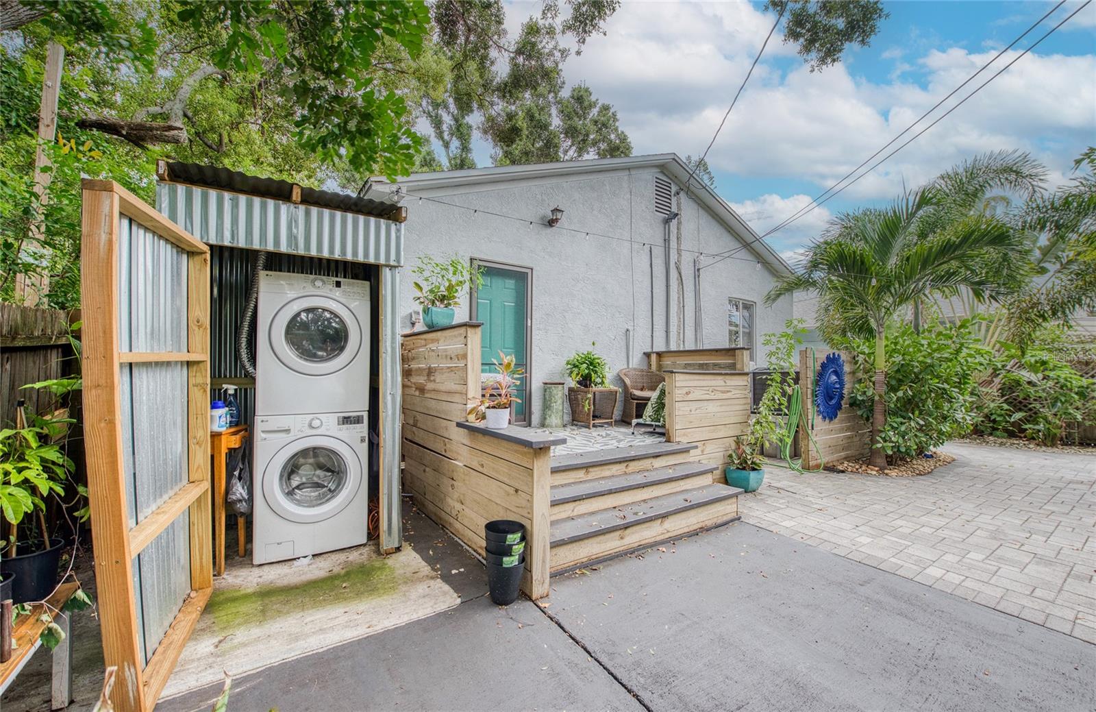 Outside Laundry Area on Long-Term Tenant Side