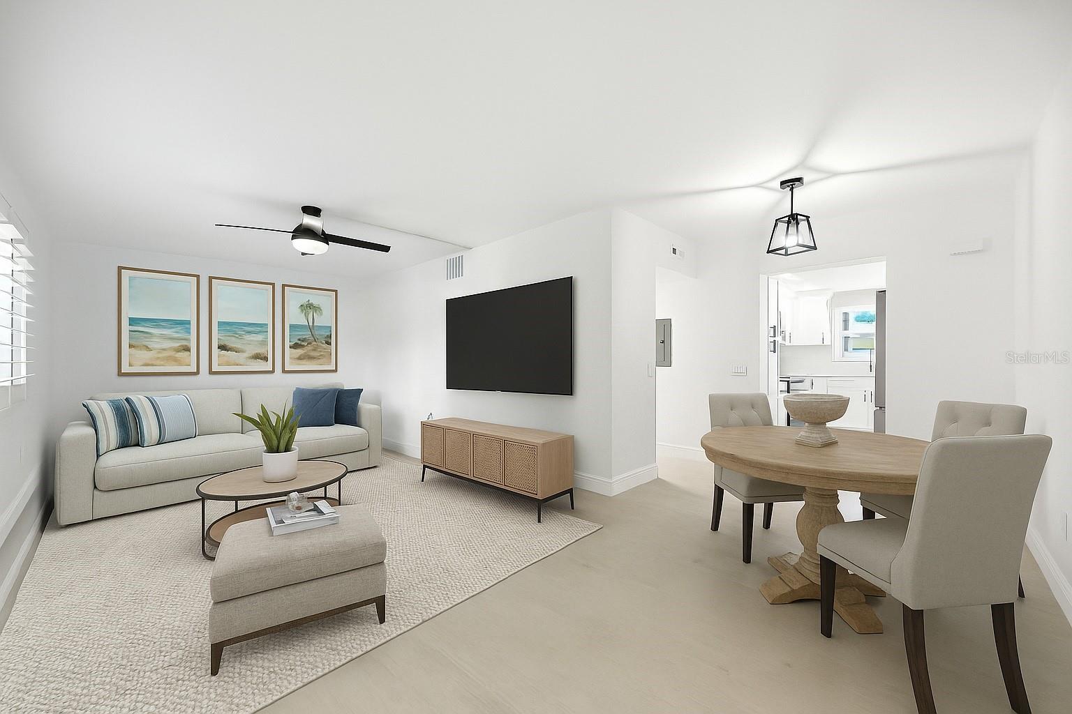 spacious open plan
