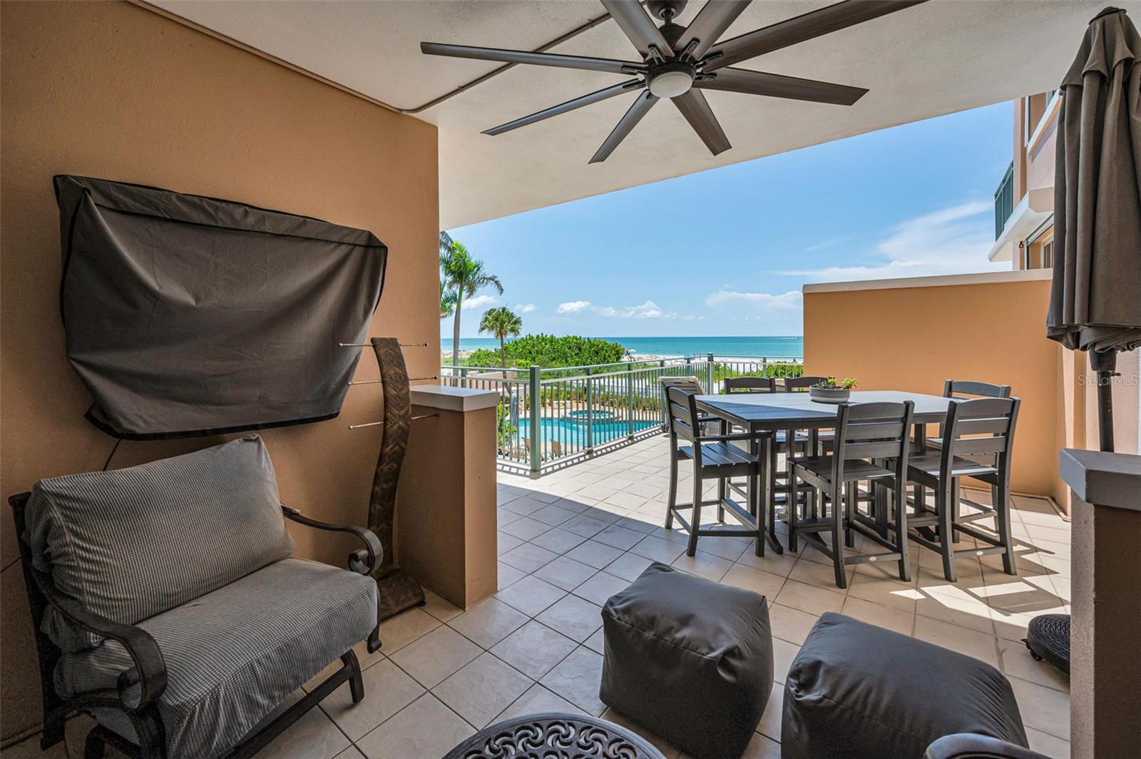 Great spot for watching games or movies beachside.