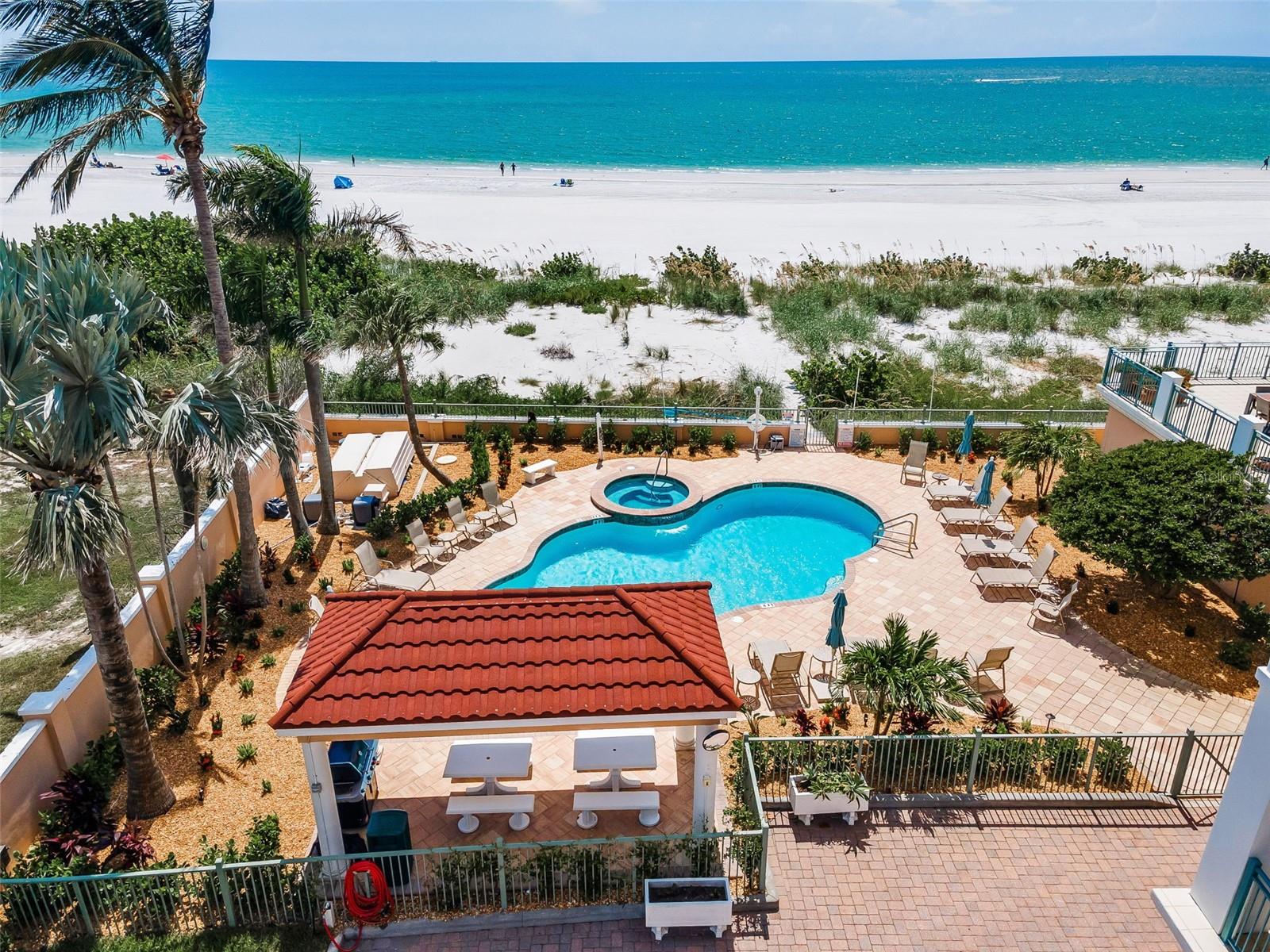 Beachfront pool area - absolutely gorgeous!