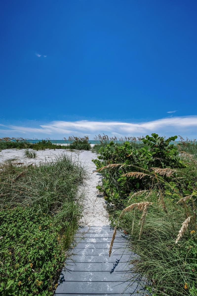Treasure Island beach - access from Vittoria.