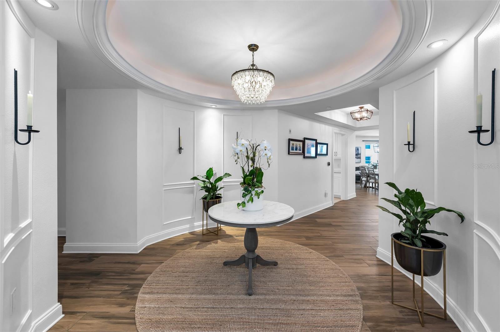 Gorgeous foyer leads the way to your slice of paradise.