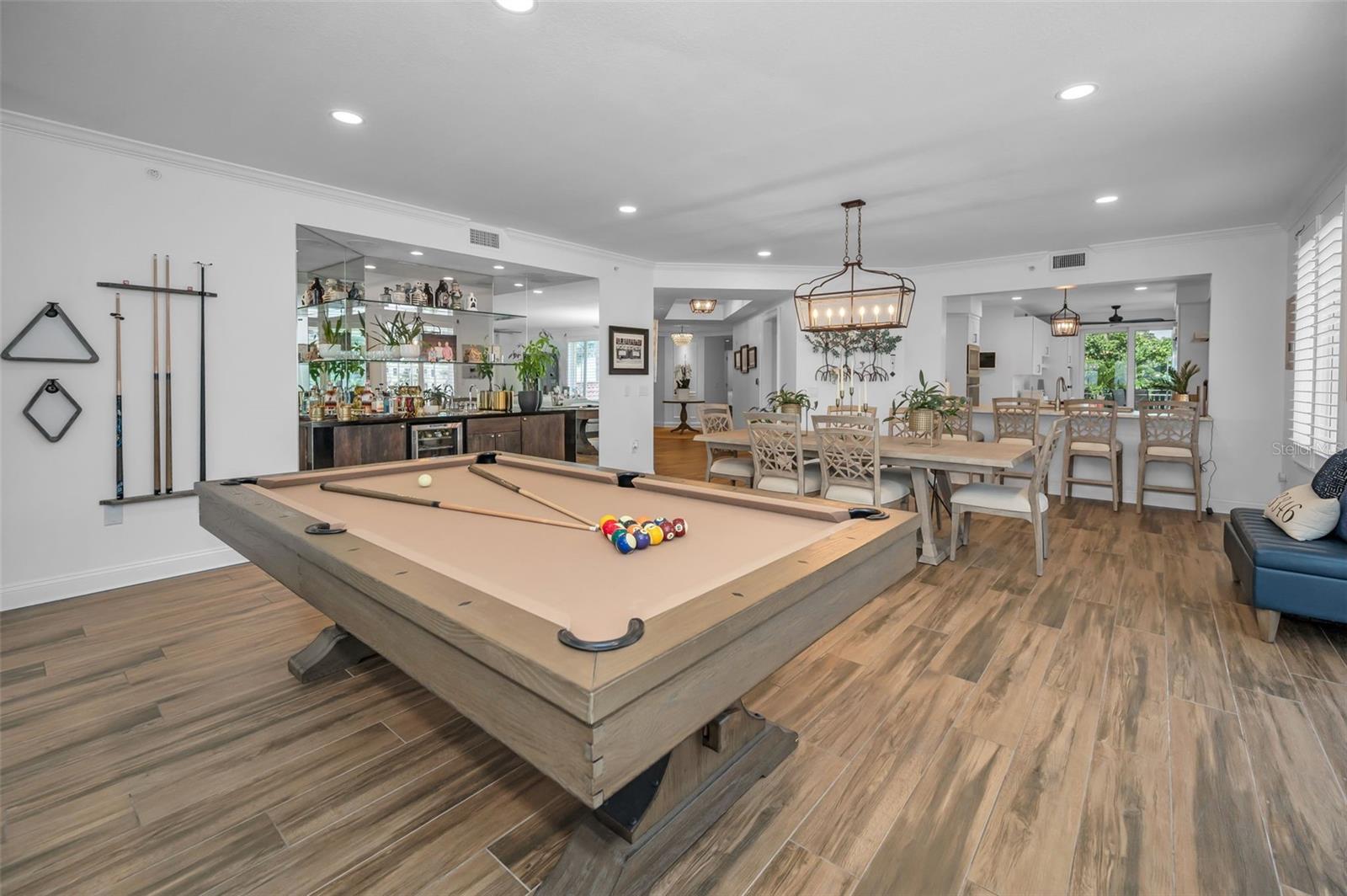 Plenty of space to host friends and family.