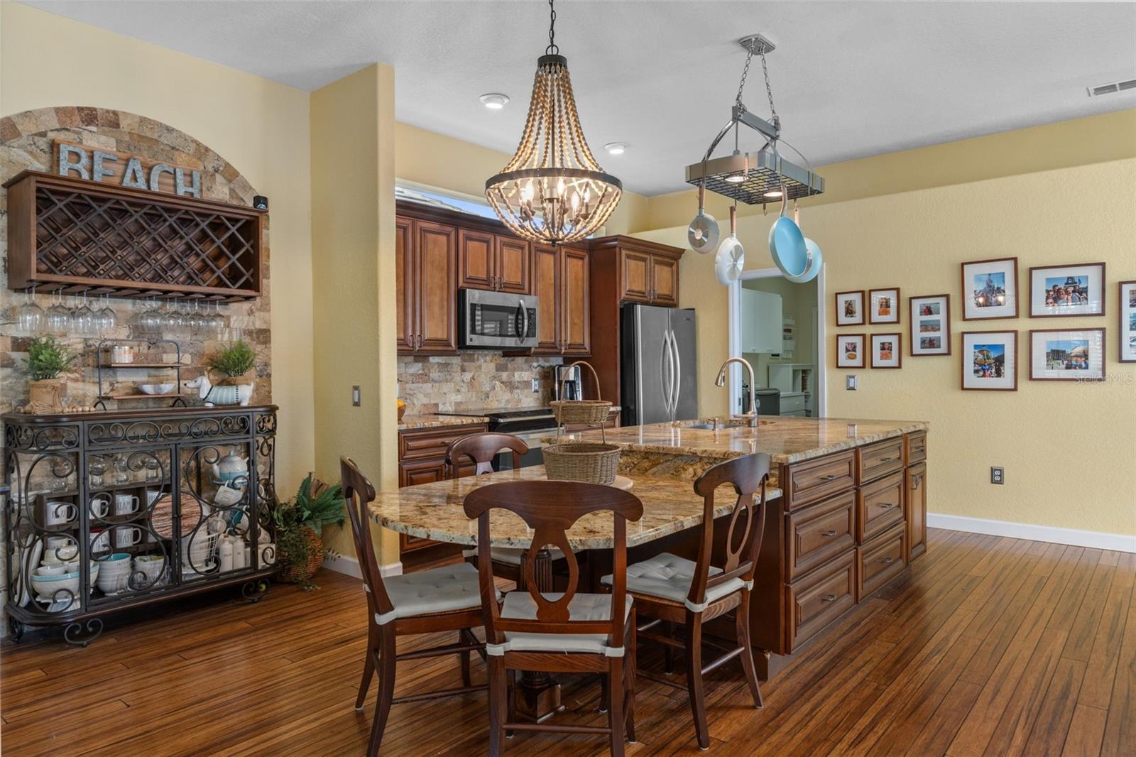BUILT IN WINE BAR