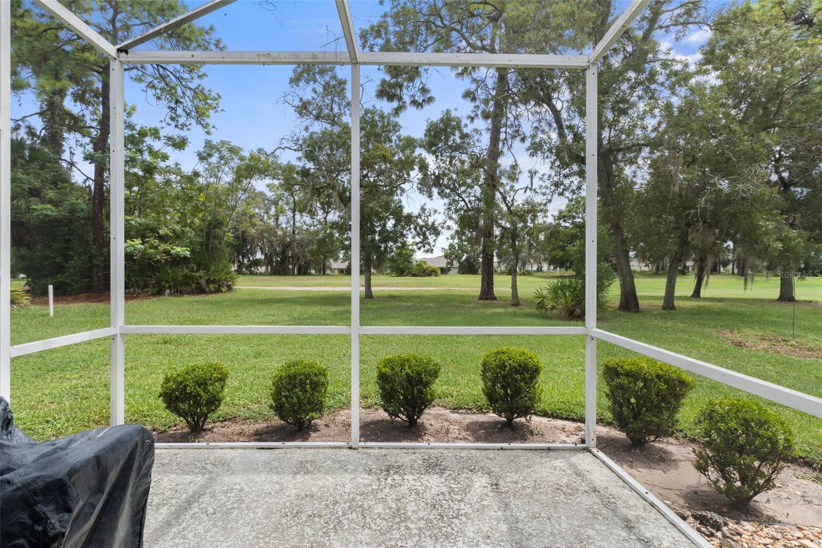PATIO VIEW OF THE 12TH HOLE