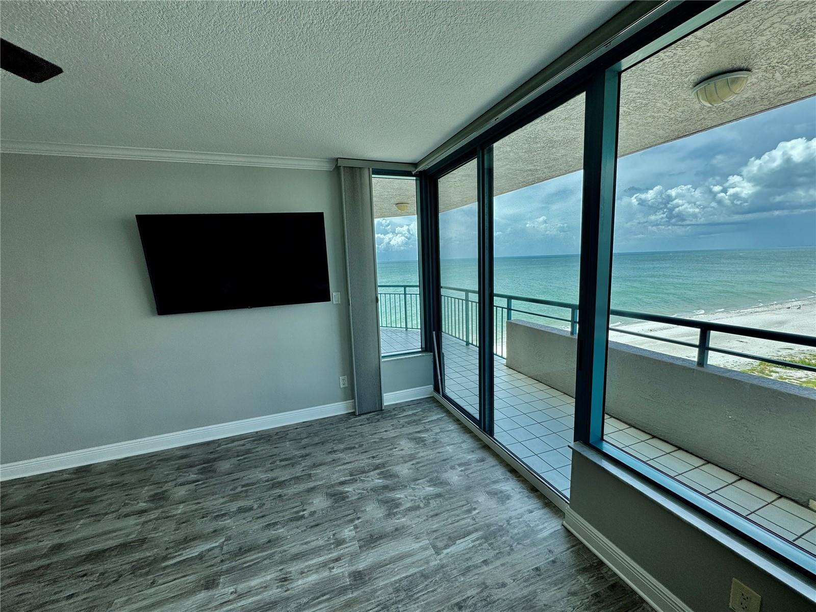 The view from the living room.