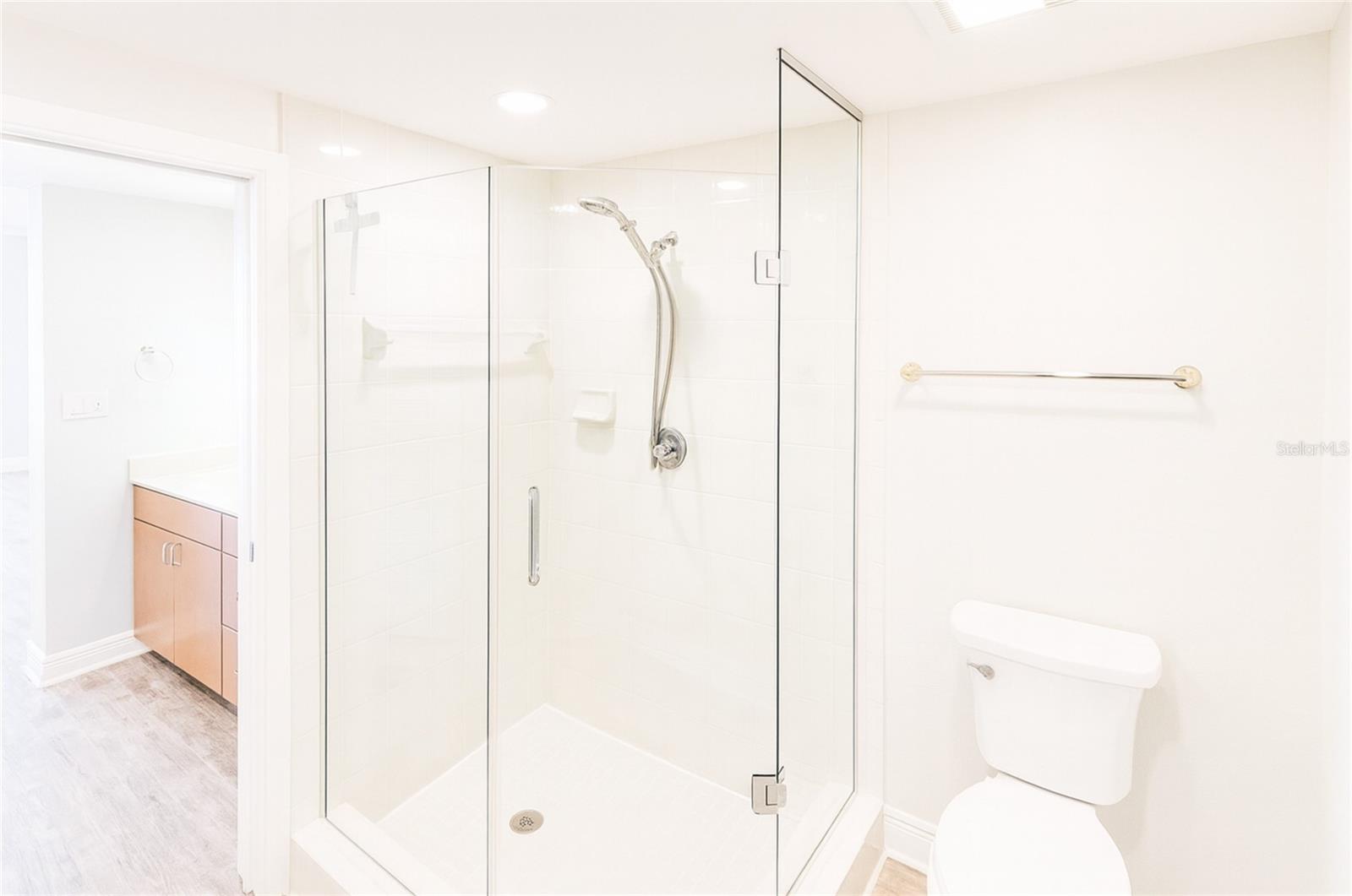 Master bath shower unit.