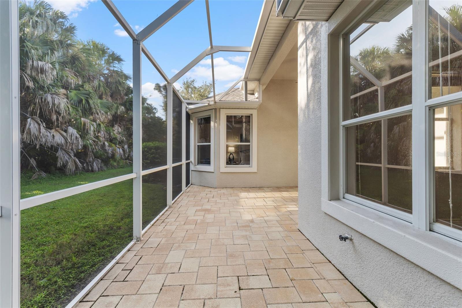 Covered Screened Rear Patio