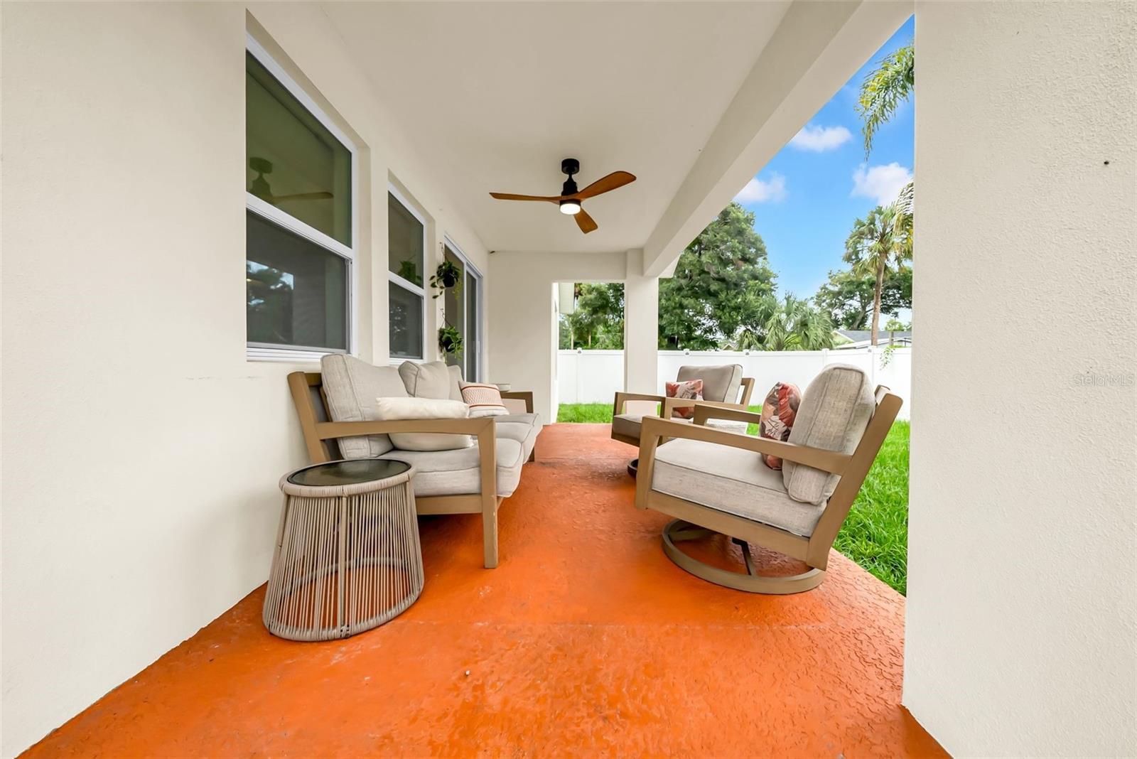 Large Covered Rear Patio
