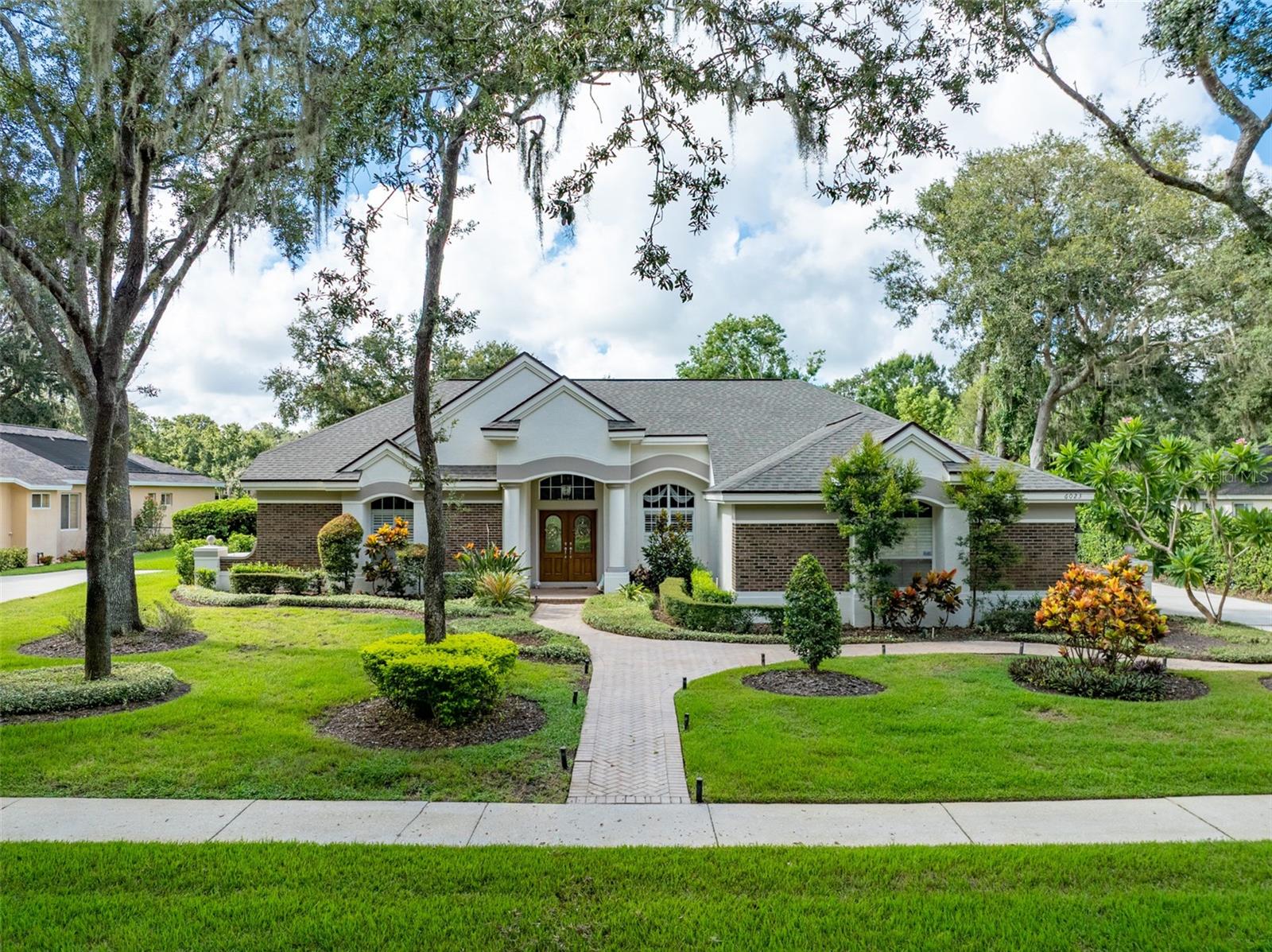 Freshly Painted Exterior with Beautiful Landscaping