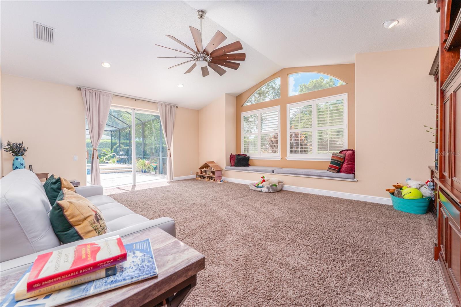 Bonus Room with Sliders to Outdoor Living Space