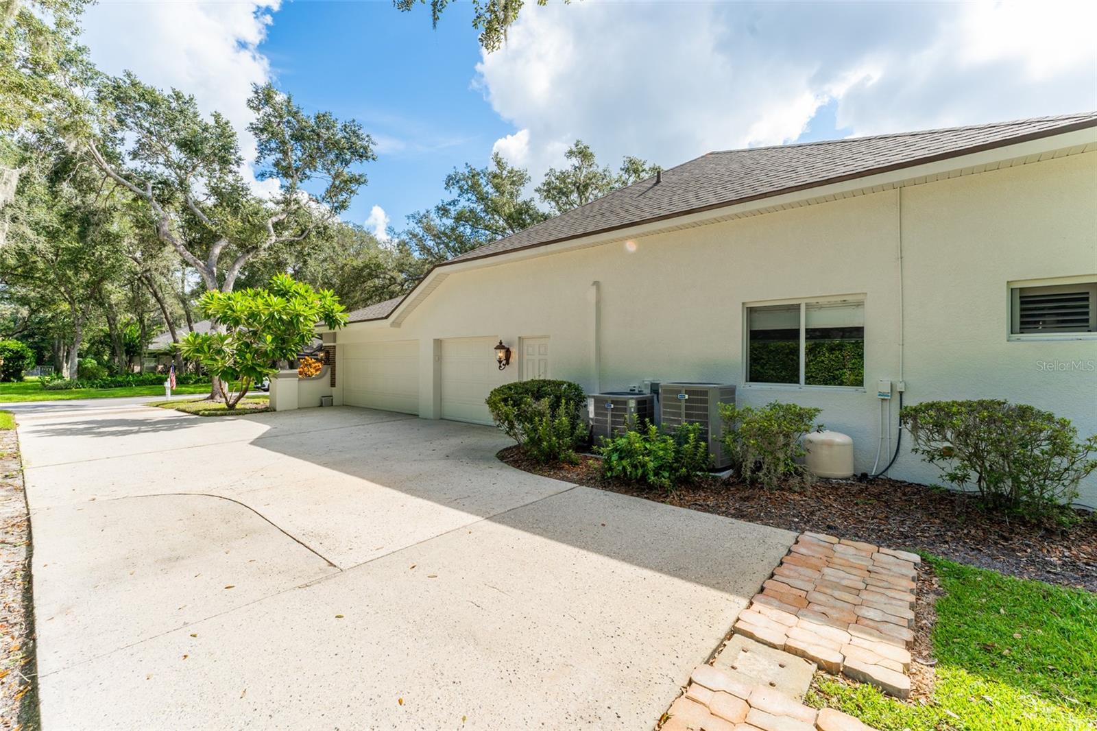 Oversized 3 Car Garage with Extra Driveway Space