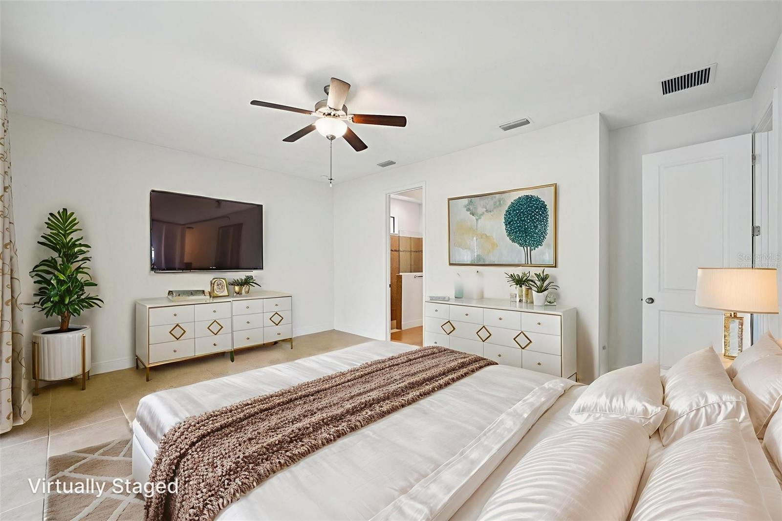 Primary Bedroom - Virtually Staged