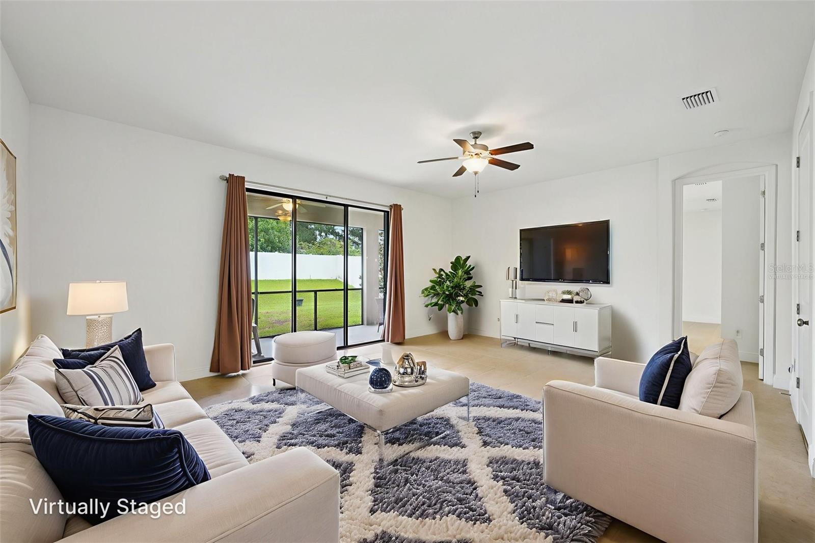 Family Room - Virtually Staged