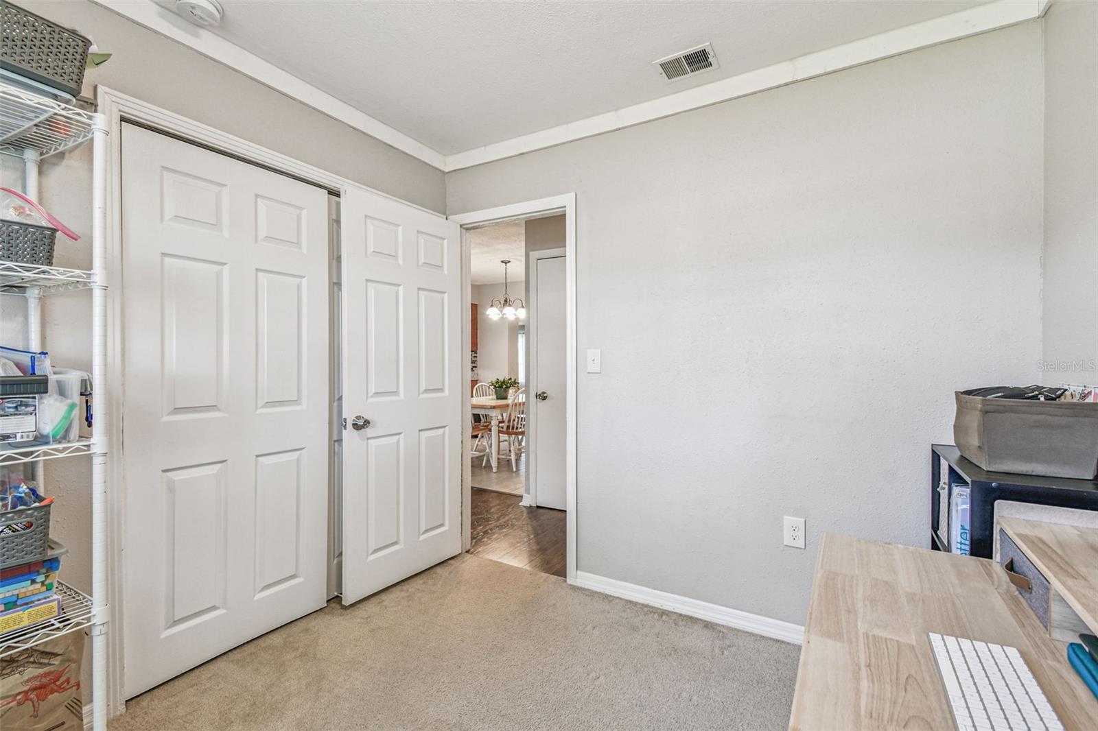 Bedroom 4 has a built-in storage closet.