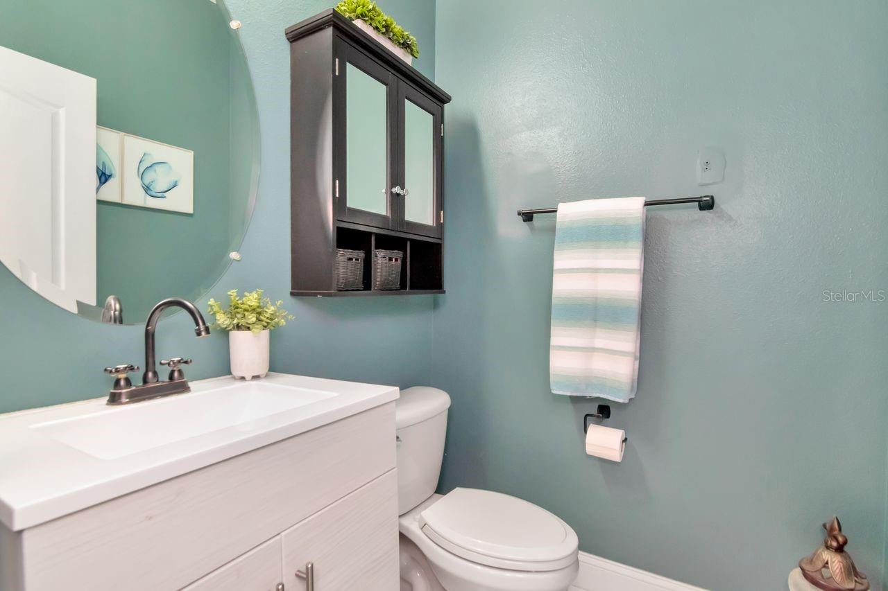 1st floor half bath