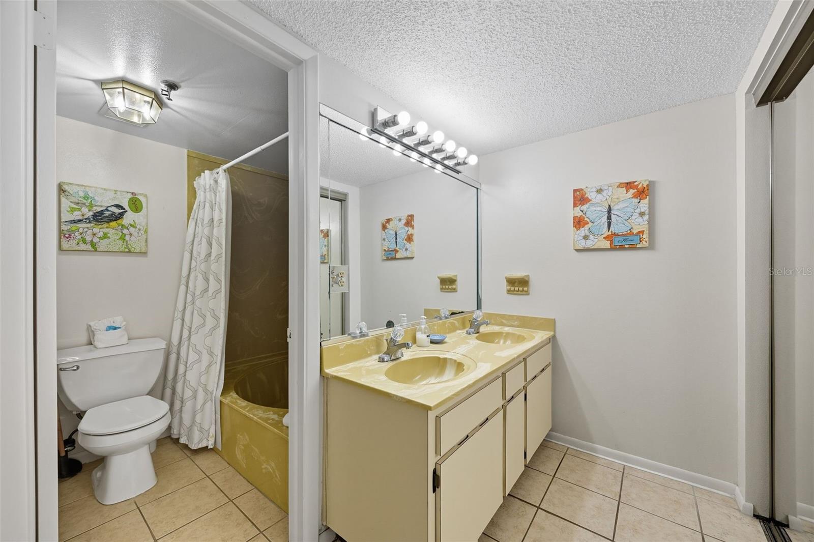 Primary bathroom with large soaker tub