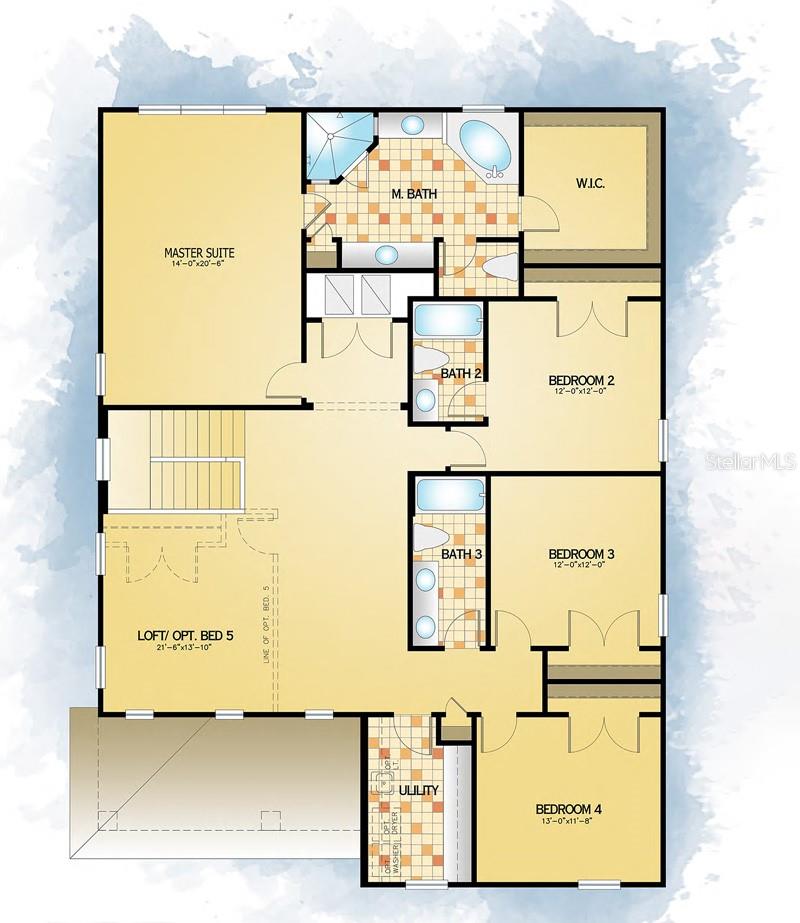 Peregrine B - Floor Plan (upstairs)