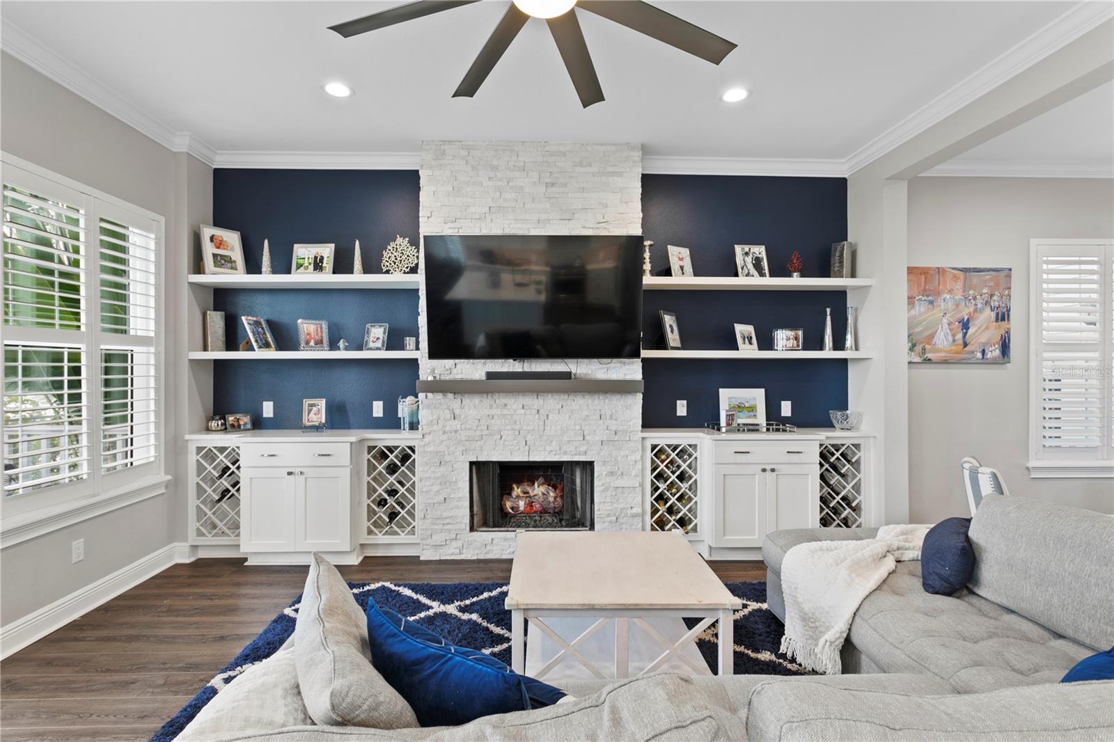 Lovely space in the family room