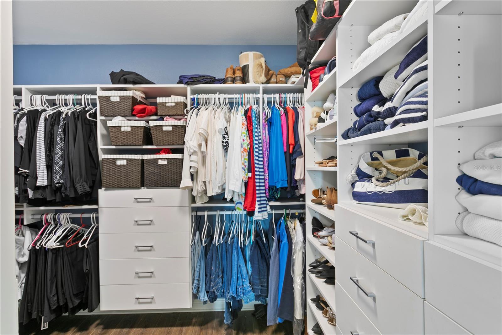 California Closet walk-in Closet with loads of storage