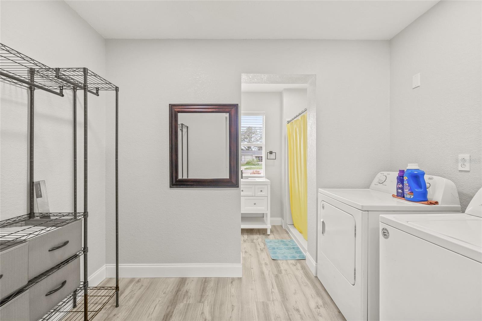 Primary Closet/ Laundry Room
