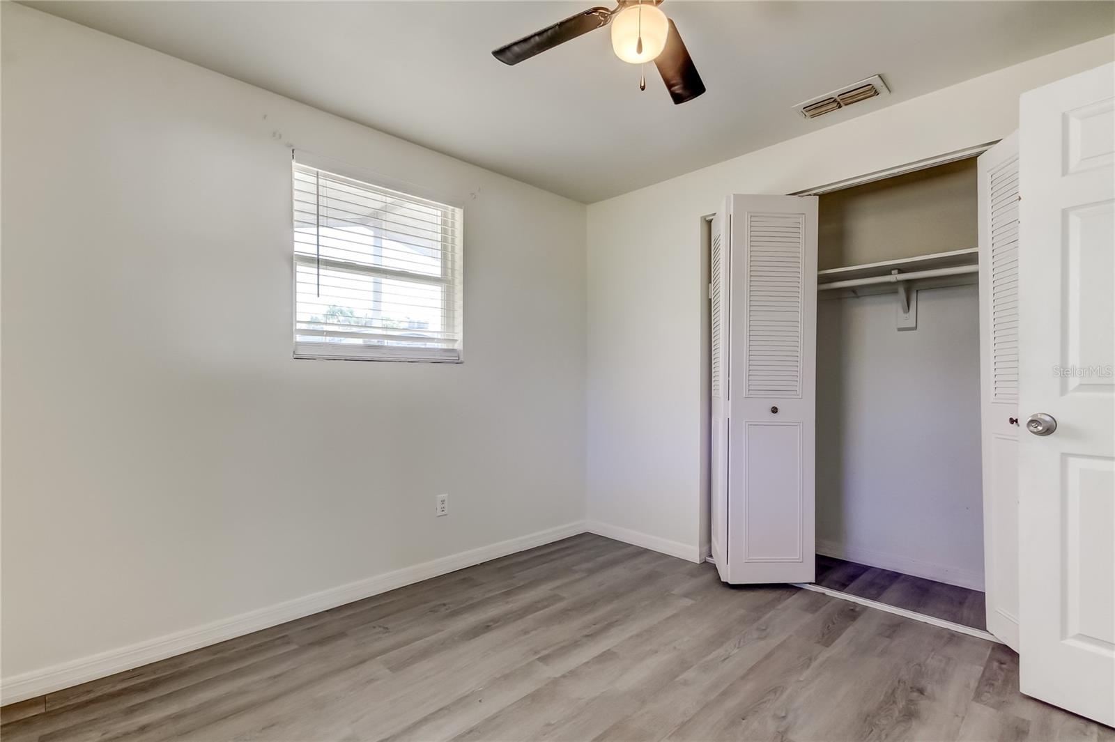 25. Primary Bedroom (10' x 10.2'). Built-In Closet with Plenty of Space in the Primary Bedroom!