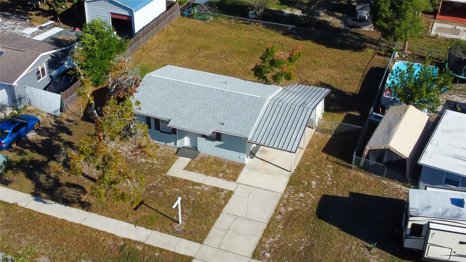 43. LONG, Paved Driveway. Plenty of Room for Multiple Cars.