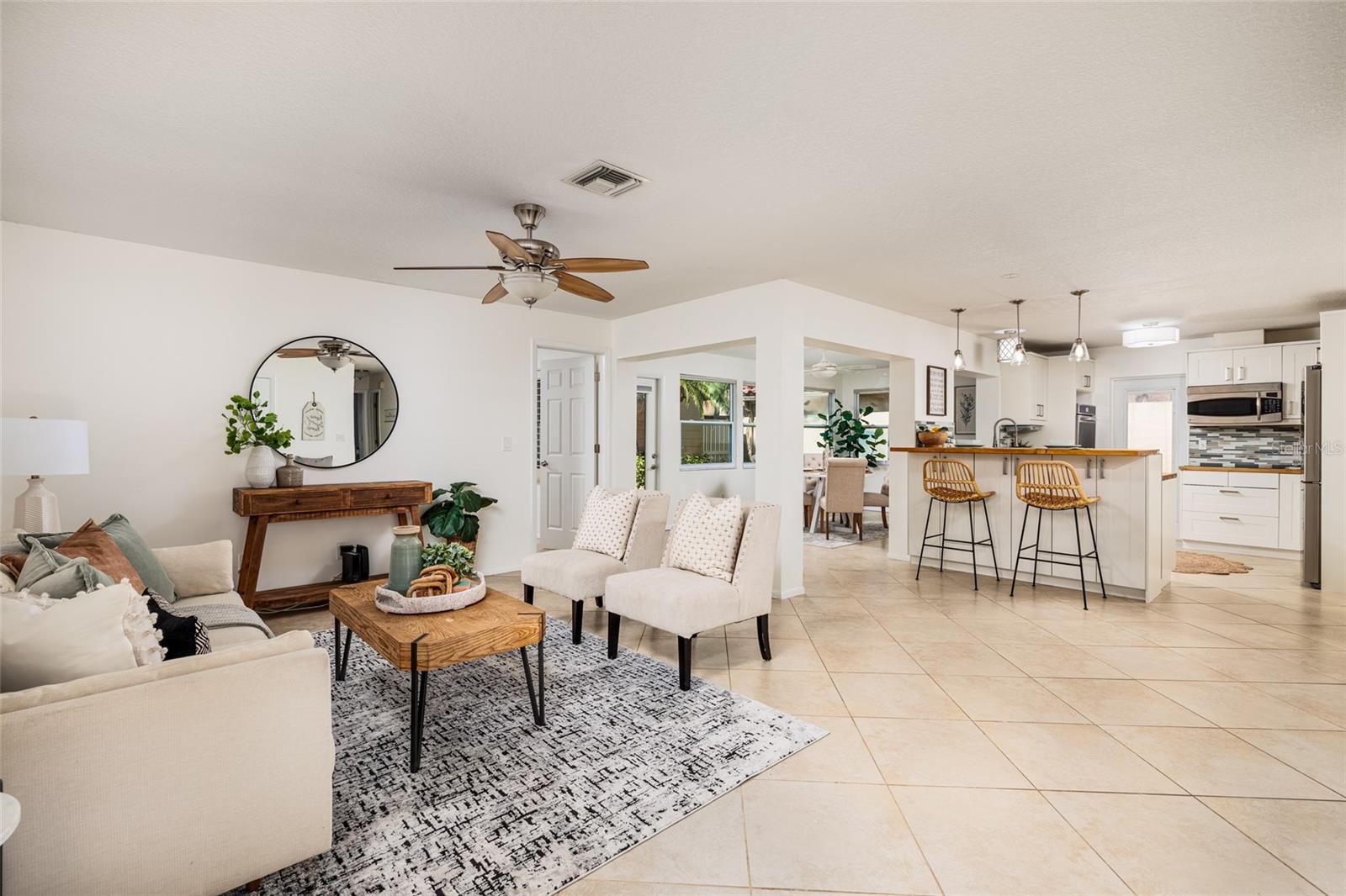Living Room/Kitchen/Dining Room