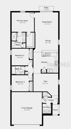 Additional Highlights Include: Whole house blinds, all appliances included, turn-key ready, quartz countertops throughout, and 18x18 tile in main living areas.