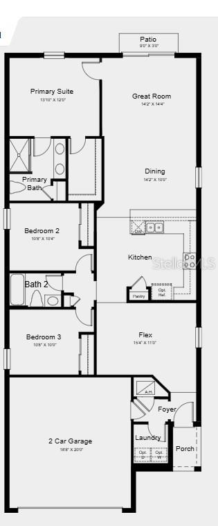 Additional Highlights Include: All appliances, washer and dryer, and whole house blinds.