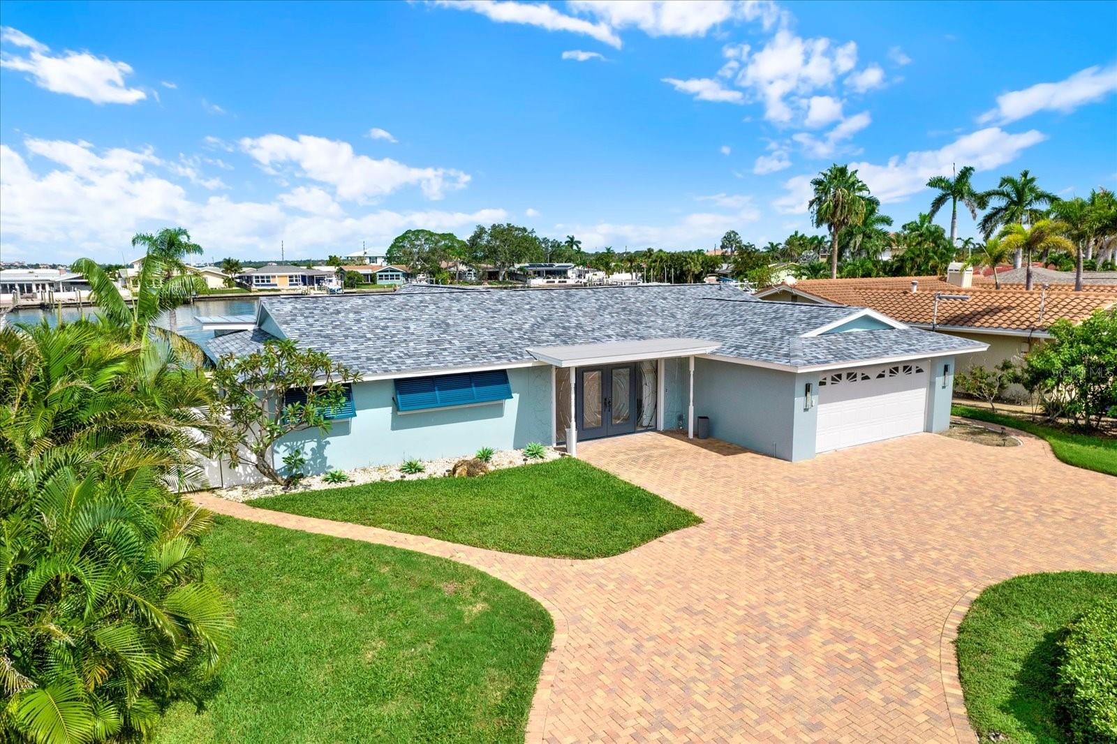 Circular Paver Driveway