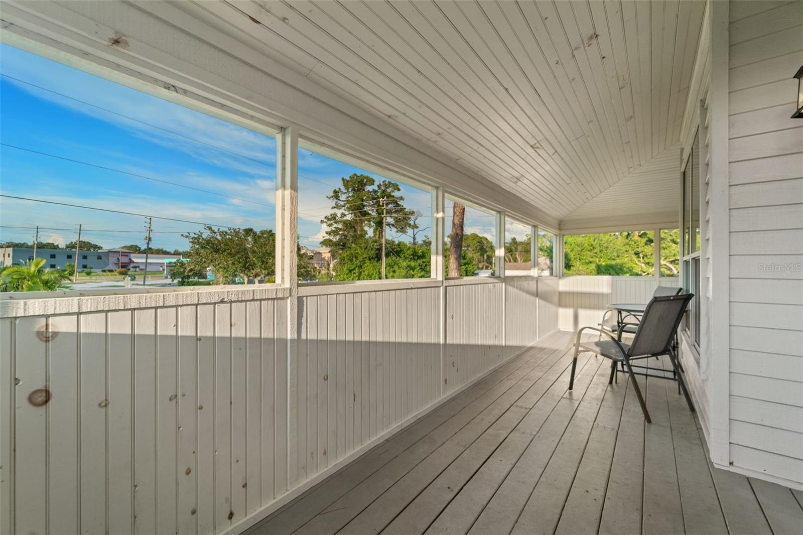 2nd story Lanai that would make for a great primary entrance if stairs are added.