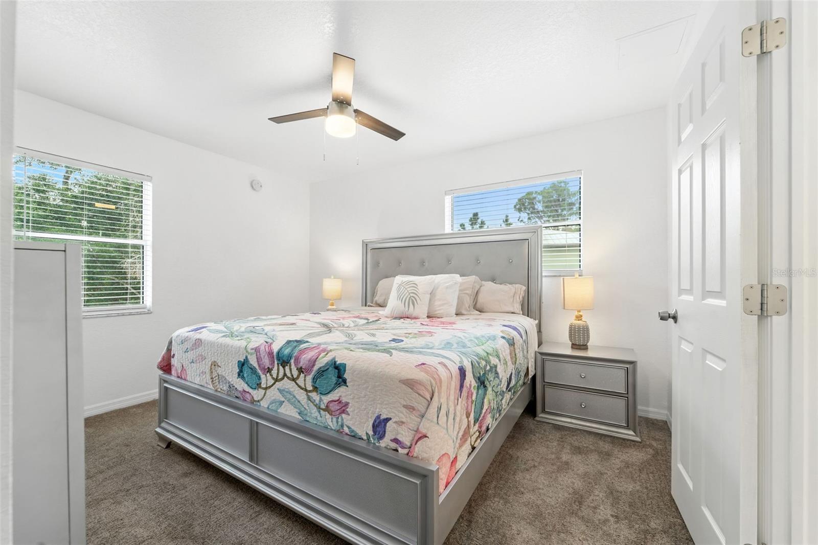 Large bedroom on 2nd level off of the Jack-and-Jill style bathroom.