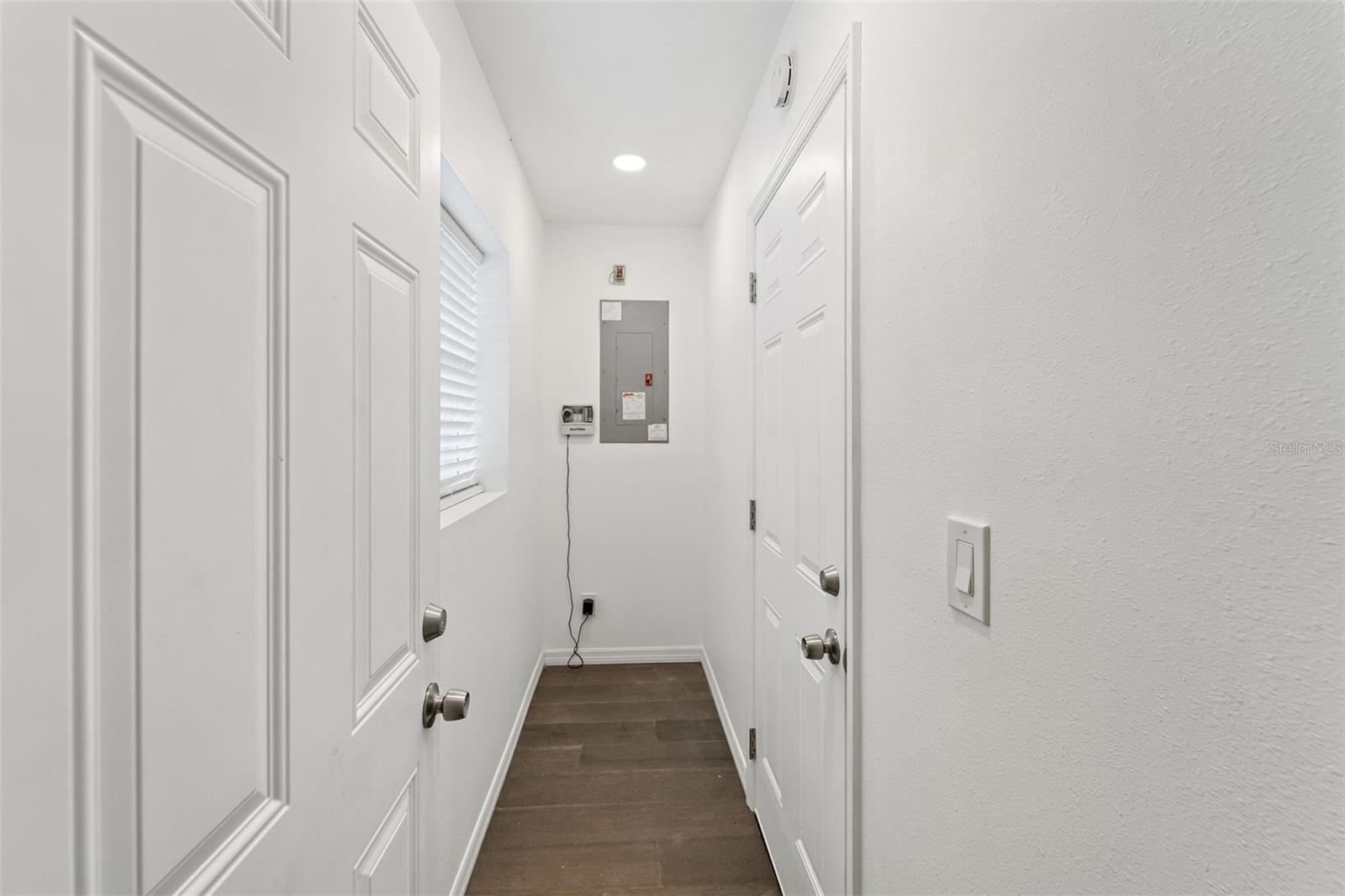 Inside Utility Room off of garage and in-law suite.