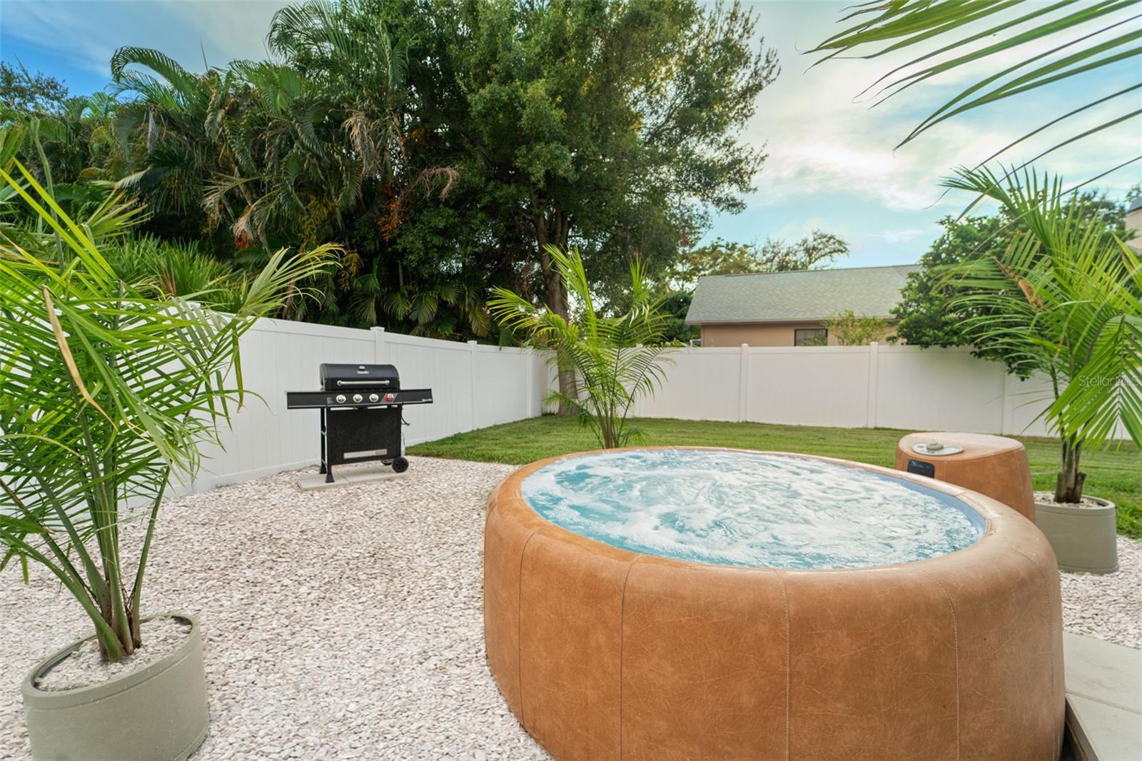 Spa and BBQ Area perfect for summer and winter entertaining