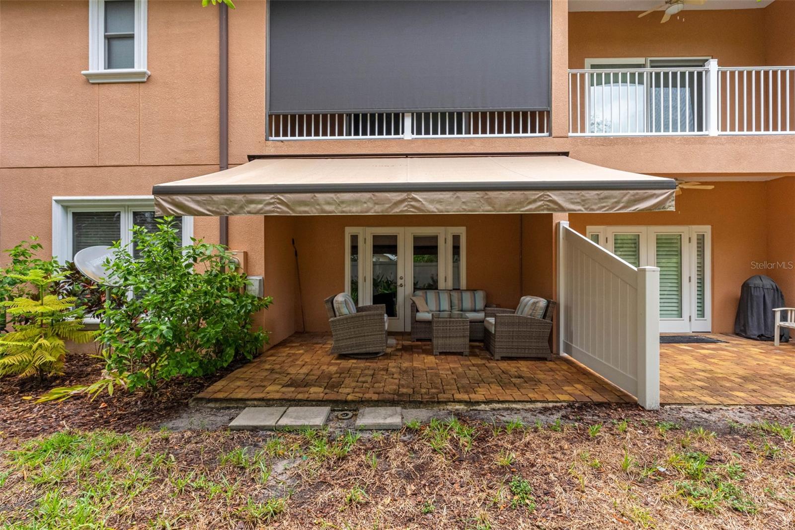 Roll out awning for those extra sunny days!