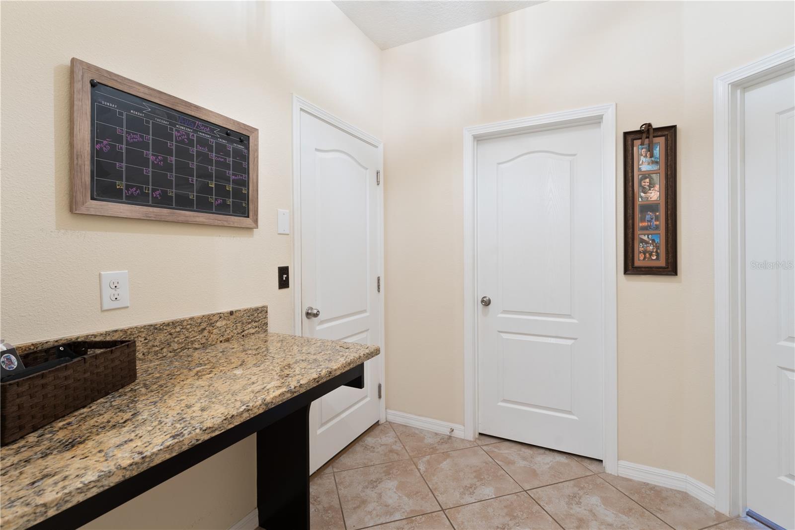 Garage entry