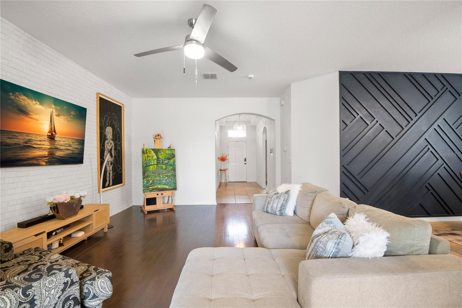 Living Room and Foyer