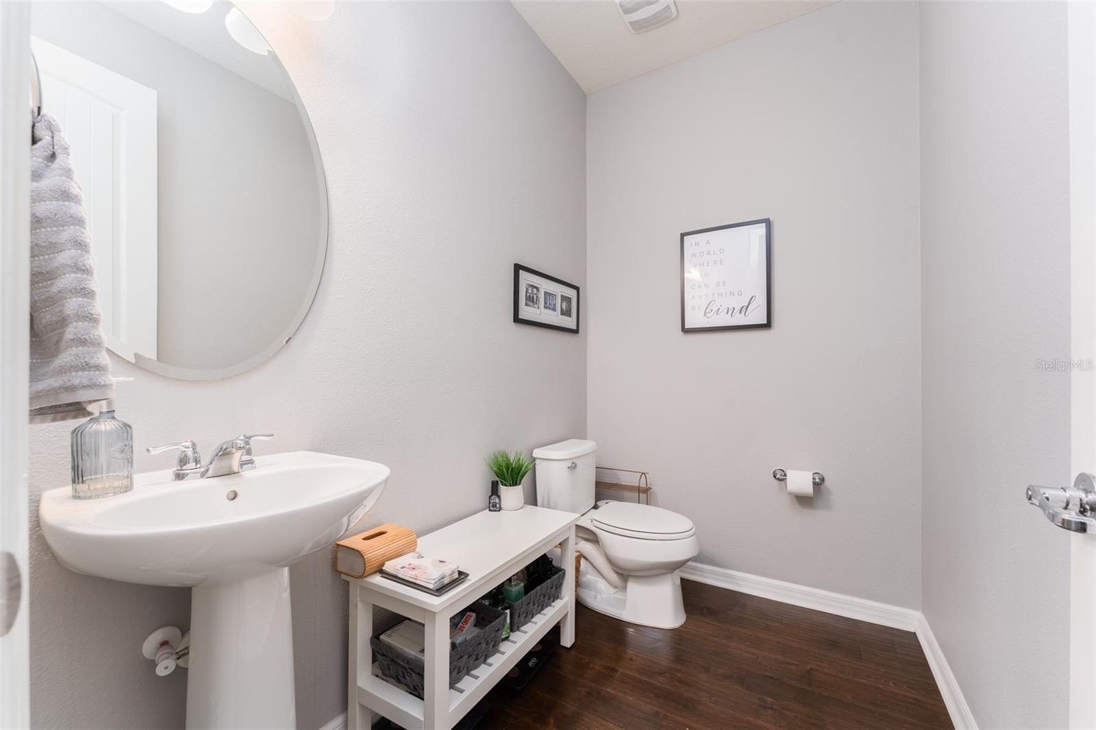 Spacious Downstairs Guest Half-Bath