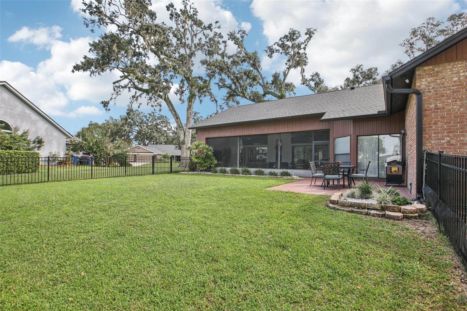 Rear view of home
