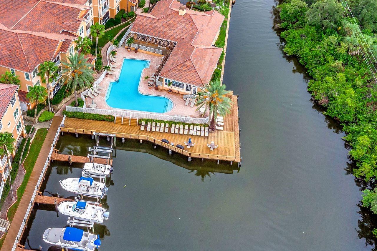 Ariel Shot, this is your walk way to the pool and clubhouse.