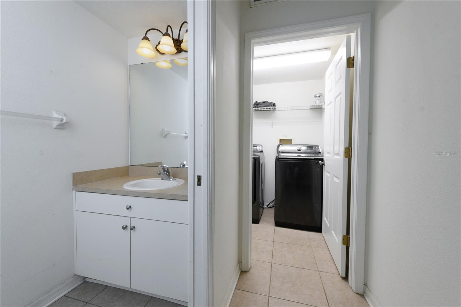 Laundry Room and Downstairs Half Bath
