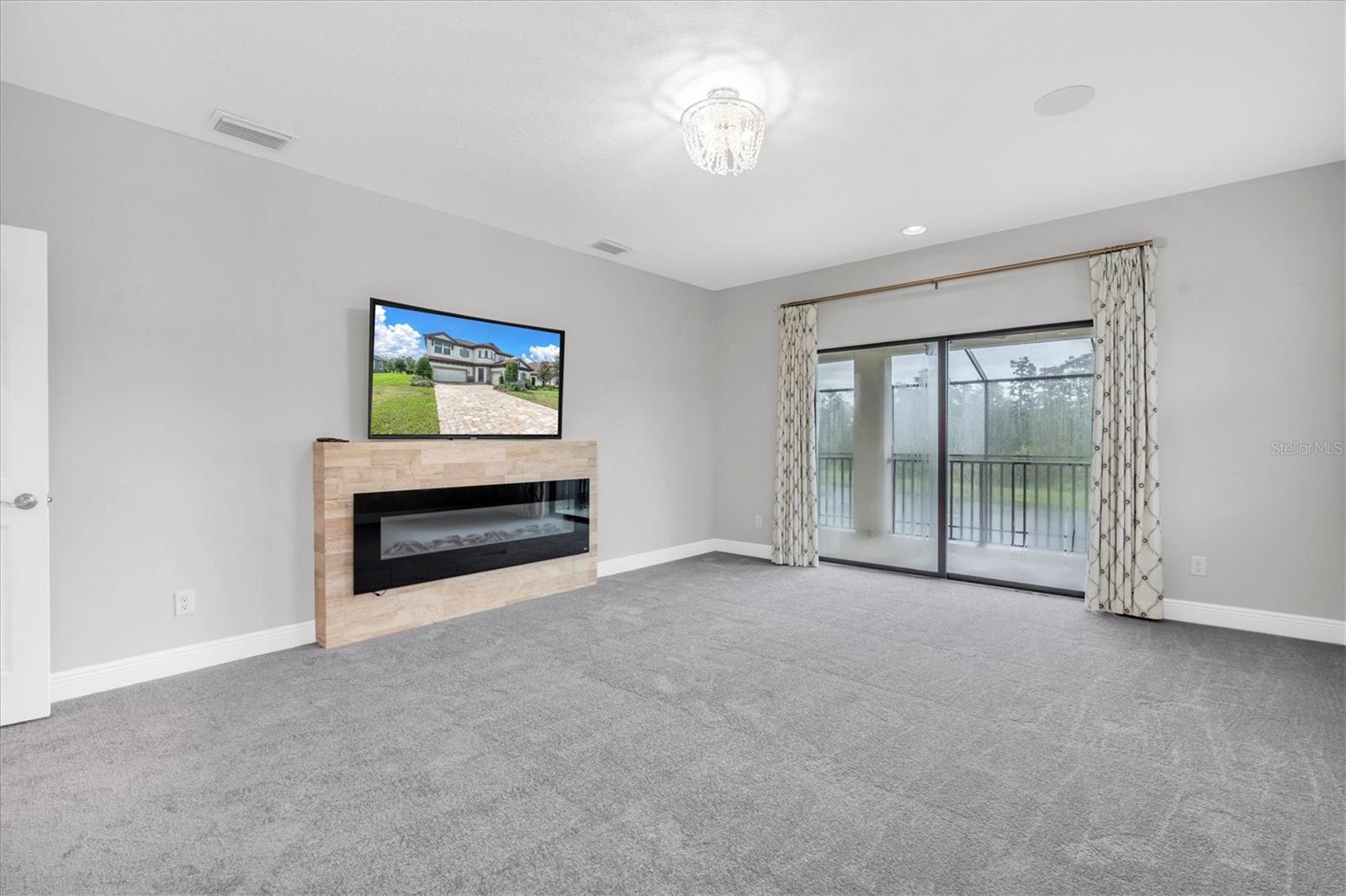 PRIMARY BR WITH FIREPLACE