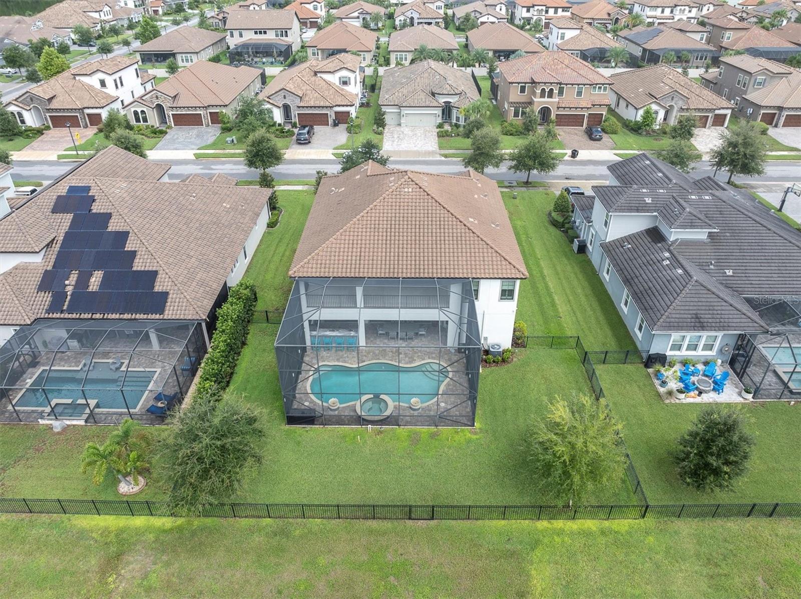 SPACIOUS FENCED BACKYARD