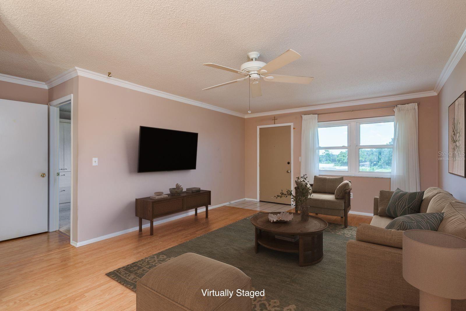 Virtually staged