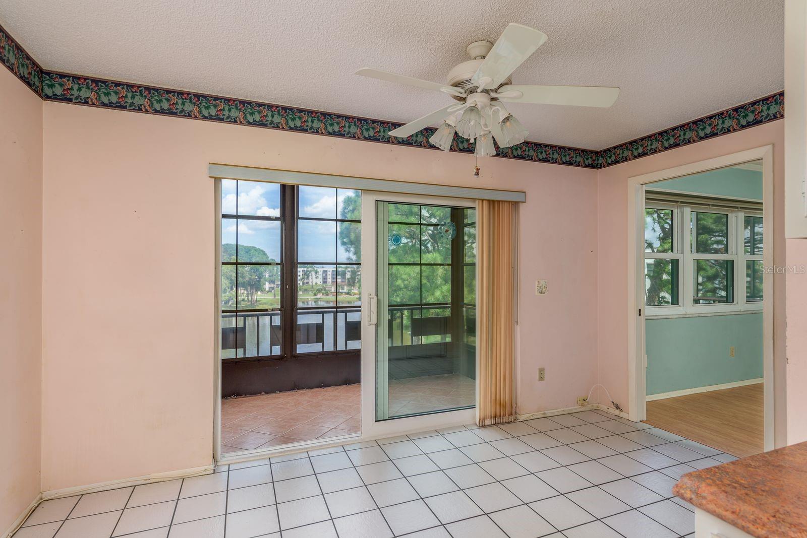 Dinette off kitchen