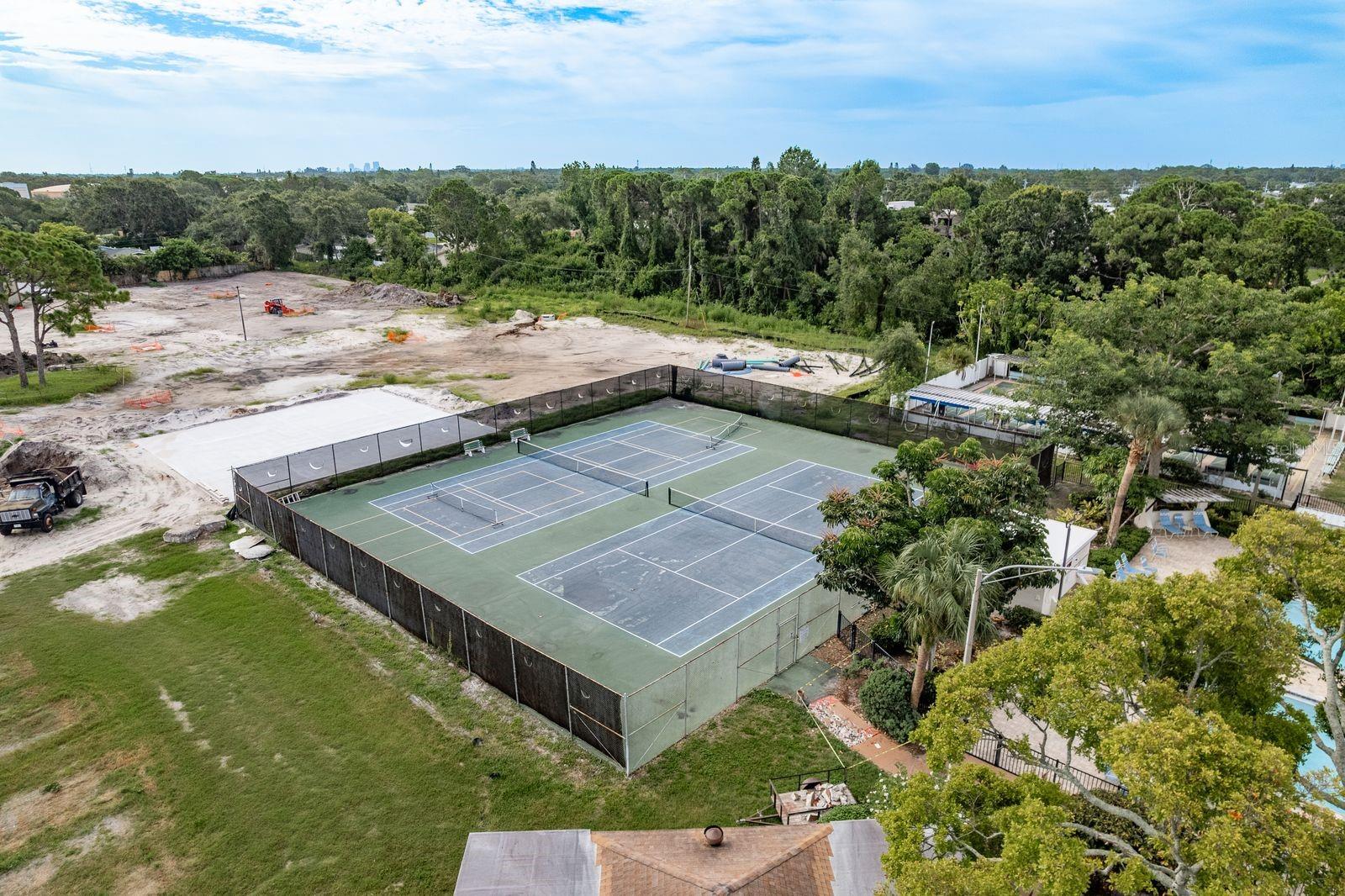 Tennis courts