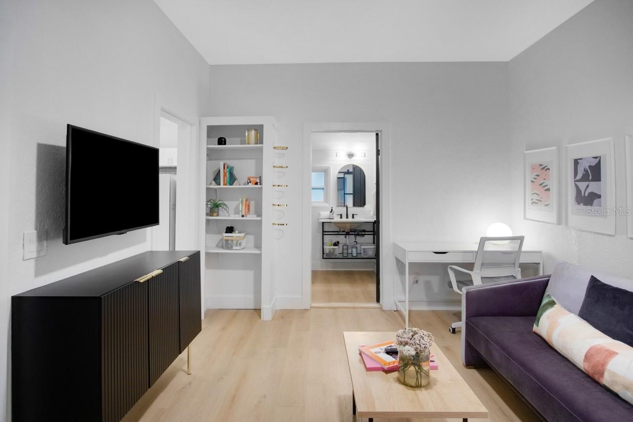 Furnished Unit #1 Stylish Living Room